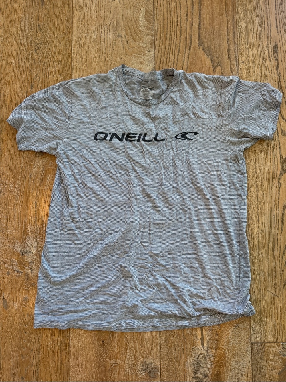 O'Neill Men's Grey Logo Crew Neck T-Shirt size large